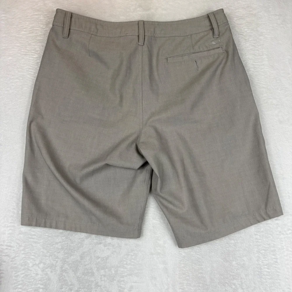 ONeill Hybrid Shorts Mens 33 Grey Textured Boardshorts Walkshorts